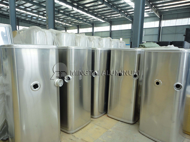 Aluminum alloy fuel tank materials