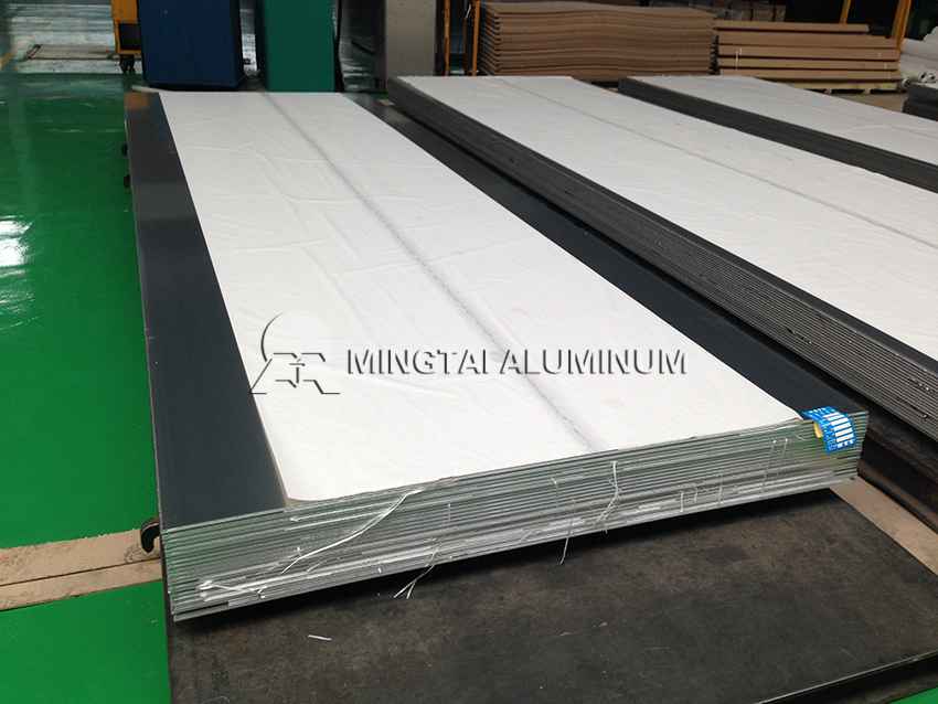 Aluminum plate for tanker trailer