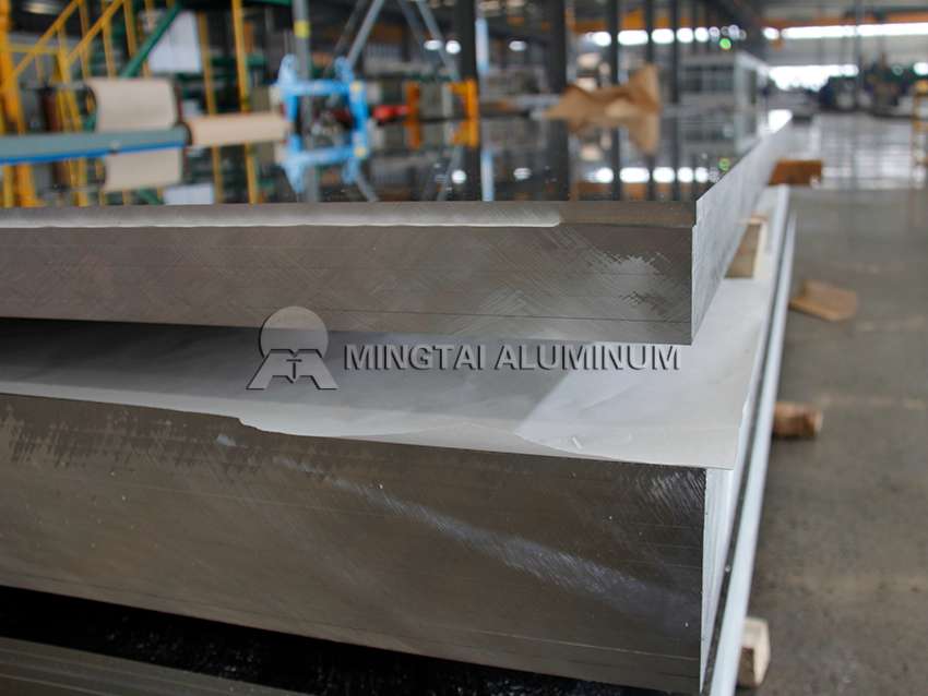 Stamped aluminum sheet