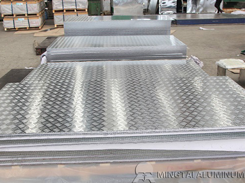 4x8 Sheet of 1 4 Inch Aluminum Diamond Plate Mingtai Aluminum